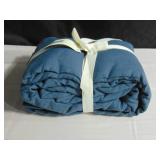 100% French Linen Flat Sheet And Fitted Sheet - Queen - Baltic | BOKSER HOME