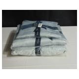 Bokser Home Sateen Sheet Set  100% Long Staple Cotton | (King, Pebble Grey)