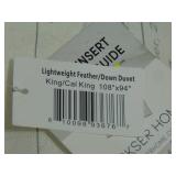 Feather & Down Duvet Comforter Insert - King/Cal King - Lightweight | BOKSER HOME