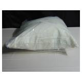 Bokser Home French Linen Decorative Throw Pillow 20x20 Cream