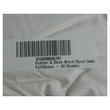 Feather & Down Duvet Comforter Insert - Full Queen - All Season | BOKSER HOME