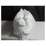 2 Pack Firm White Duck Feather & Down Bed Pillow - King | BOKSER HOME