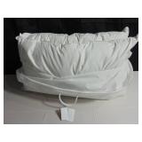 2 Pack Firm White Duck Feather & Down Bed Pillow - King | BOKSER HOME
