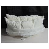 2 Pack Medium Down & Feather Chamber Bed Pillow - King | BOKSER HOME