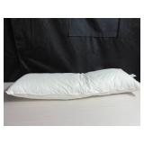 Lumbar Down Alternative White Bed Pillow - 16" x 44" | BOKSER HOME