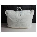 2 Pack Medium White Duck Feather & Down Bed Pillow - Standard/Queen | BOKSER HOME