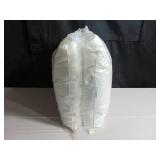 2 Pack Down Alternative Throw Pillow Insert - 24" x 24" Square - White | BOKSER HOME