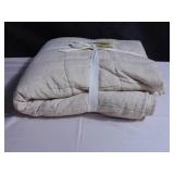 French Linen Box Stitch Quilt - Twin/Twin XL - Putty Heather | BOKSER HOME