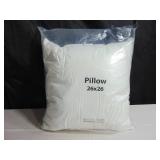 26" x 26" Euro Down Alternative White Bed Pillow Insert | BOKSER HOME