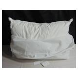 Firm White Duck Feather & Down Bed Pillow - Standard/Queen | BOKSER HOME