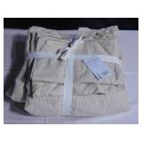 French Linen and Cotton Duvet Cover & Sham Set - Full/Queen - Putty Heather | BOKSER HOME