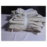 French Linen and Cotton Duvet Cover & Sham Set - Full/Queen - Putty Heather | BOKSER HOME