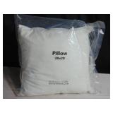 20" x 20" Square Down Alternative White Pillow Insert | BOKSER HOME