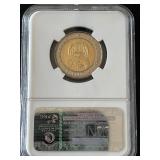 2008 South Africa 5 Rand Mandela 90th Birthday NGC MS66