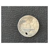 1853 Three Cent Silver