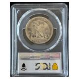 1917-S Walking Liberty Half Dollar Obverse PCGS AG03 Hard to Find Only 952,000 Minted