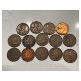 Indian Head Cents and Wheat Cents