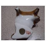 Vintage Miniature Porcelain Piano and Ornate Mantel Clock Set