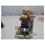 Singing Choir Boy & Boy with Toothpick Holder