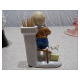 Singing Choir Boy & Boy with Toothpick Holder