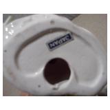 Vintage Porcelain Southern Belle Figurine with Leashed Poodles & Parasol