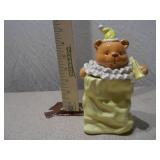 Vintage Ceramic Teddy Bear Lidded Jar / Cookie Jar