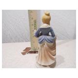 Pair of Vintage Porcelain Country Children Figurines