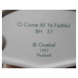 Goebel "O Come All Ye Faithful" 2-Piece Figurine Set (1997)