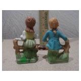 Vintage Goebel Hummel "School Boy" & "School Girl" Figurine Set