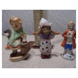 Set of 3 Vintage Porcelain Figurines - Dutch Girl and Country Children