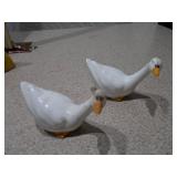 Set of 4 Vintage Porcelain Bird Figurines - Ducks and Swans
