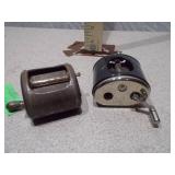 Set of 2 Vintage Miniature Hand-Crank Pencil Sharpeners