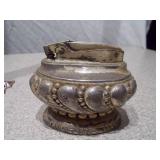 Vintage Prince Albert Tobacco Tin and Silver-Tone Table Lighter