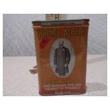 Vintage Prince Albert Tobacco Tin and Silver-Tone Table Lighter