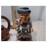 Vintage Figural Character Shaker and Unique Sculptural Pitcher Lot