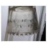 Set of 2 Vintage Glass Electrical Insulators - Pyrex and Hemingray