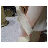 Foundations "July - Ruby" Angel Figurine, Floral Vessel, and Bud Vase Trio