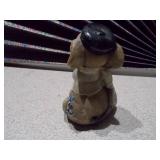 Set of 2 Vintage Figural Character Shakers - Rabbit and "Cool Cat"