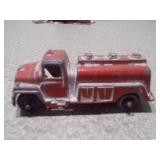 Lot of 3 Vintage Red TootsieToy Die-Cast Toy Vehicles