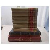 Set of 8 Vintage "Illustrated World Encyclopedia" Hardcover Books