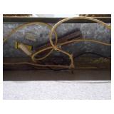 Vintage 2-Light Hollywood Regency Wall Sconce - Frosted Glass Globes