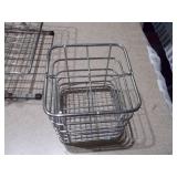 Set of 2 Chrome Wire Tabletop Display Racks