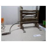 Antique Hand-Crank Tabletop Clothes Wringer
