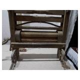 Antique Hand-Crank Tabletop Clothes Wringer