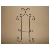 Assorted Decorative Metal Wall Art and Display Pieces - 3 Items