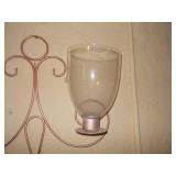 Elegant Scrollwork 2-Light Wall Sconce with Frosted Glass Shades
