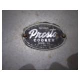 Vintage Presto Pressure Cooker with Wooden Handle, Rack & New Sealing Ring