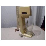Vintage Salton "The Drink Mixer" - Tested/Working w/ Original Glass