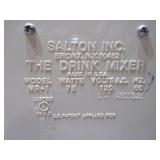 Vintage Salton "The Drink Mixer" - Tested/Working w/ Original Glass