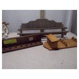 Wooden Wall Decor Lot - Thimble Display, Spoon Rack & Towel Bars